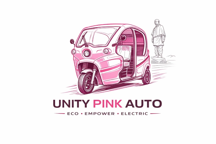 E rickshaw in statue of unity